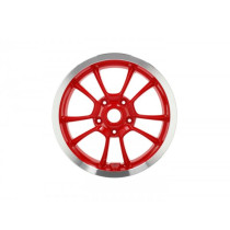 Velg voorkant, rood zilverner Rand piaggio 3.0012 Velg