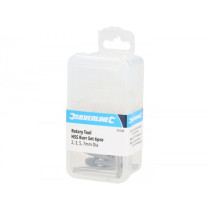 Frässtifte HSS Set -SILVERLINE- 3,17mm 6-delig voor roodatiegereedschap