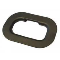Kantenschutz, Oval, zwart voor Frame piaggio (Vespa Modern)