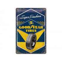 Reklameschild -Nostalgic Art- "Goodyear - Super Cushion", 20x30cm