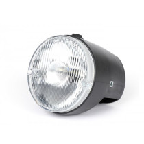 Koplamp bosatta Piaggio Si zwart (Piaggio Brommer)