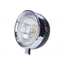 Koplamp rond zwart Classic universeel -101 OCTANE