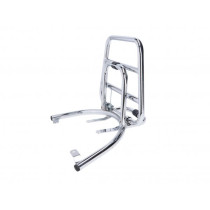 Topkoffer houder / Bagagedrager -101 OCTANE- inklapbaar Chroom voor Piaggio Zip 00
