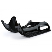 Trittbrett piaggio  zwart Glanzend (Vespa Modern)
