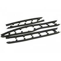 Trittleistensatz, zwart piaggio (Vespa Modern)