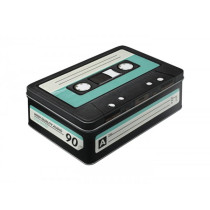Vorratsdose, vlak -Nostalgic Art- "Retro Cassette" - 23x16x7cm (2.5l)