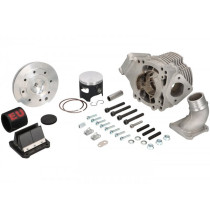 Cilinder -EGIG PERFORMANCE 220cc, single exhaust port, gat  Ø68mm, slag 60mm, Drijfstang  117mm