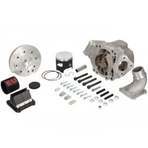 Cilinder -EGIG PERFORMANCE 220cc, triple exhaust port, gat  Ø68mm, slag 60mm, Drijfstang  117mm