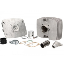 Cilinder polini 80 cc Serie 6000  Ø48mm  Sachs 5gang (Pistonpen vervangen door Ø 14mm)