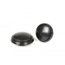 Pair Of Covers For Wheel Nut / Brake Drum Ø=36+39mm Oem Quality Front + Rear  Black