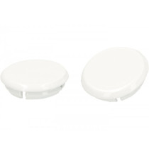Pair Of Covers For Mirror Hole Moto Nostra, Bianco Innocente (544)