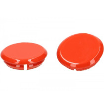 Pair Of Covers For Mirror Hole Moto Nostra, Orange Impulsivo (a11)