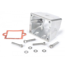 Intake Manifold Lower Part Heikotuning Silver  Piaggio 2stroke Maxi