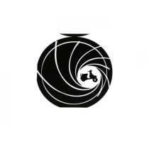 Sticker Ø 60mm „ James Bond Theme”