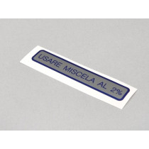 Sticker For Fuel Tank Cap Oem Quality  Blue