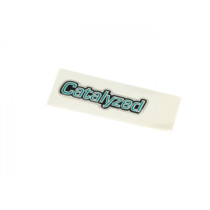 Sticker Piaggio "catalyzed"  43x12mm