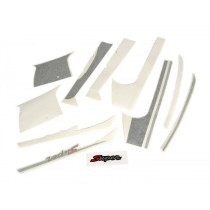 Sticker Set For Front Legshield, Mudguard And Rear Piaggio Sport