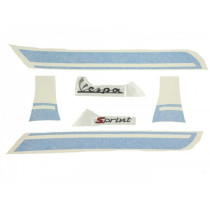 Sticker Set Piaggio "sprint", Blue
