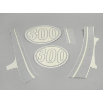 Sticker Set Vespa Super 300 Vespa Gts  Blue