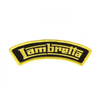 Patch Lambretta Yellow  Shoulder  110x35mm