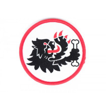 Patch Malossi Lion's Head Ø 6 Cm With Embroidered Seam