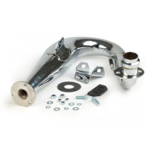 Exhaust (only Body Without Silencer) Pm Tuning Pm19 Evolution Vespa T5 125cc  Chrome