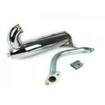 Exhaust Oem Quality, Sport (banana)  Chrome (without Logo)