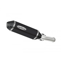 Uitlaat remus Slip On  RVS zwart (Vespa Modern)