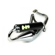 Exhaust Tecnigas Qtre Chrome Piaggio 50cc 2stroke