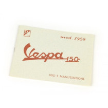 Owner's Manual Vespa Vespa 150 (1959)