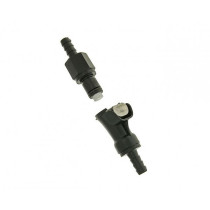 Fuel Hose Quickaction Coupling 101 Octane 6mm  Black  (not For Vehicles With Fuel Injection)