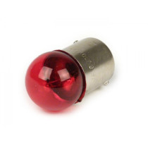 Light Bulb Ba15s (pins Straight)  6v 10w  Red