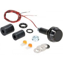 Indicator Black Tinted Motogadget Handlebar End Indicator M.blaze Disc  Black Anodised  Rhs