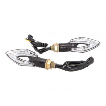 Indicator Set Led 101 Octane Mini Short  Black
