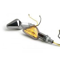 Pair Of Indicators Triangle Led Universal  Chrome
