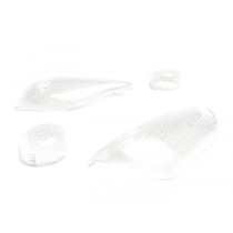 Knipperlichtglazen oem Kwaliteit Set van 4 stuks  wit (MBK, Yamaha)