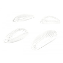 Knipperlichtglazen oem Kwaliteit Set van 4 stuks Piaggio Tph van Bj. 2005  Weiss