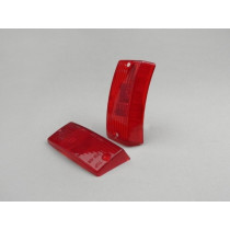 Knipperlichtglazen bosatta set van 2 stuks  rood (Vespa (Piaggio))