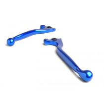 Pair Of Brake Levers Oem Quality Classic Peugeot Dd (ajp Brake System)  Blue