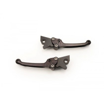Pair Of Brake Levers Lsl Adjustable, 150mm, Eg/abe  Black
