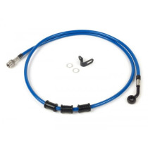Remleiding achter voor Originele BremsTang spiegler Leitung: RVS (blauw), Fitting: Aluminium (zwart)