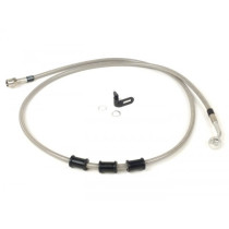 Remleiding achter voor Originele BremsTang spiegler Leitung: RVS (transparant), Fitting: Aluminium (silbern)