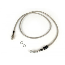 Remleiding voorkant voor BremsTang Brembo P4 30/34 spiegler Leitung: RVS (transparant), Fitting: Aluminium (silbern)