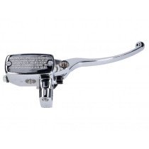 Brake Master Cylinder 101 Octane For Gy6 Grand Retro  Right  Chrome  Handlebar Ø = 25mm