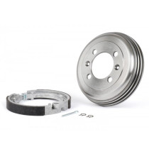 Front Brake Hub 8 Inch Incl. Brake Shoes BGM Pro Cast Iron