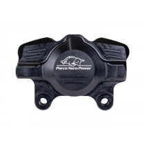Brake Caliper, Rear (with TÜv Parts Certificate) Porco Nero Power 2.0 Cnc By Spiegler 2piston, Ø=29mm  Anodised Black