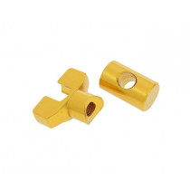 Brake Cable Adjuster Set 101 Octanem6 Thread Aluminum Gold  Universal
