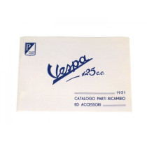 Spare Parts Calalogue Vespa Vespa 125 (1951)  Italian