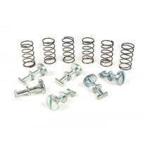 Retainers And Springs For Lateral Cover Cif, (4x Long, 2x Short) Piaggio Ciao Px