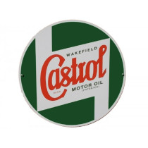 Enamelled Badge Castrol, Classic Ø=40cm